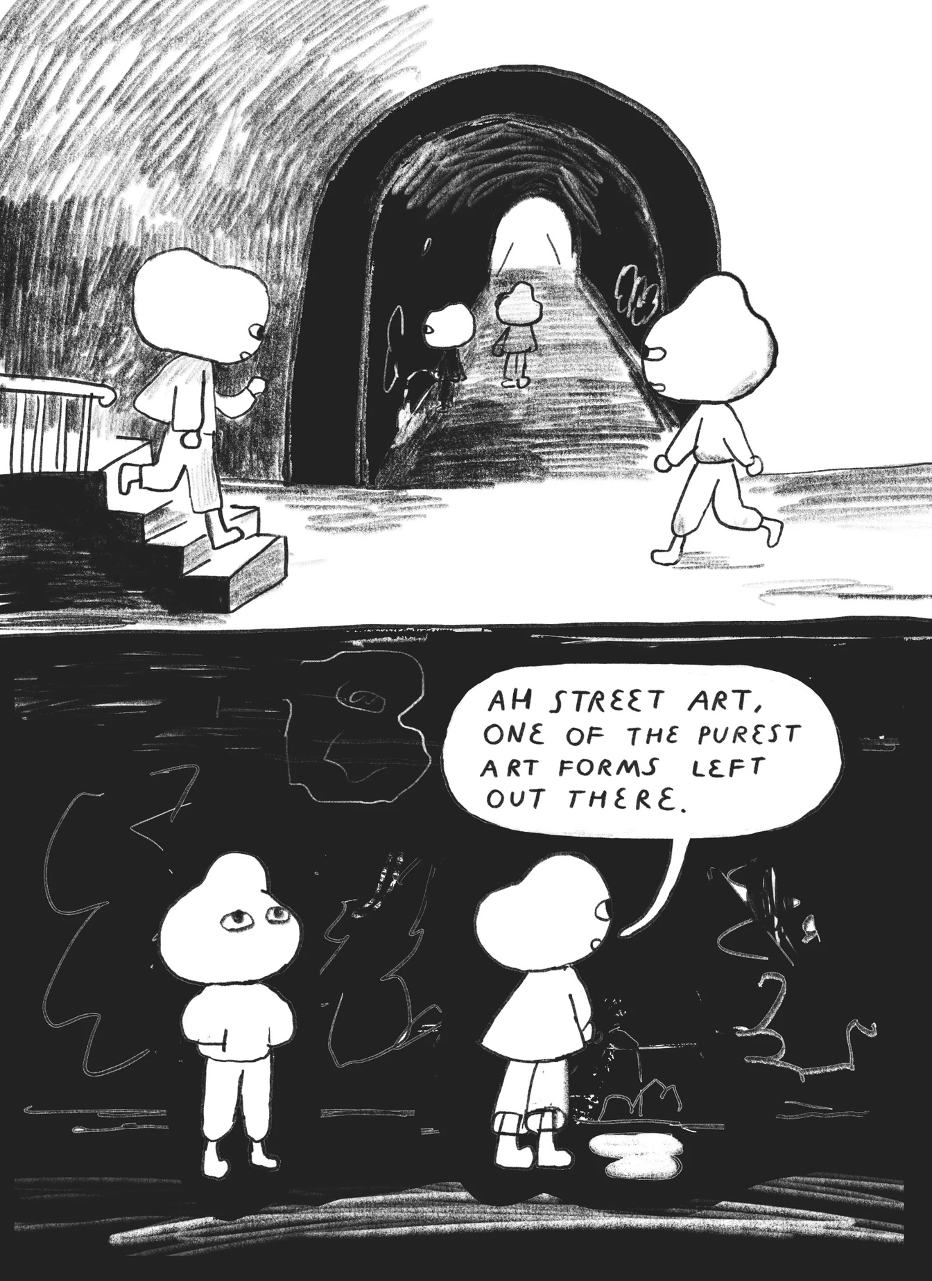 Jurijs Tatarkins comics Page from 'Soft Currents' comic by Jurijs Tatarkins mini-kuš! comics